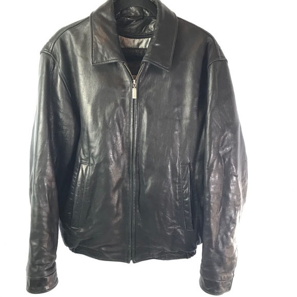 Roundtree & Yorke Other - RoundTree&Yorke - Mens Lambskin Leather Jacket - S